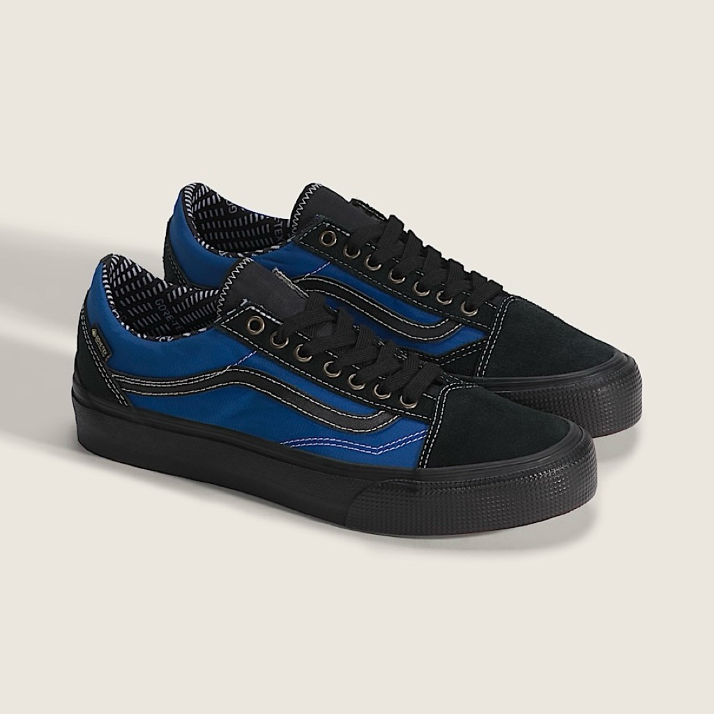 Vans old skool black blue gore tex (Resmi PT NAVYA)