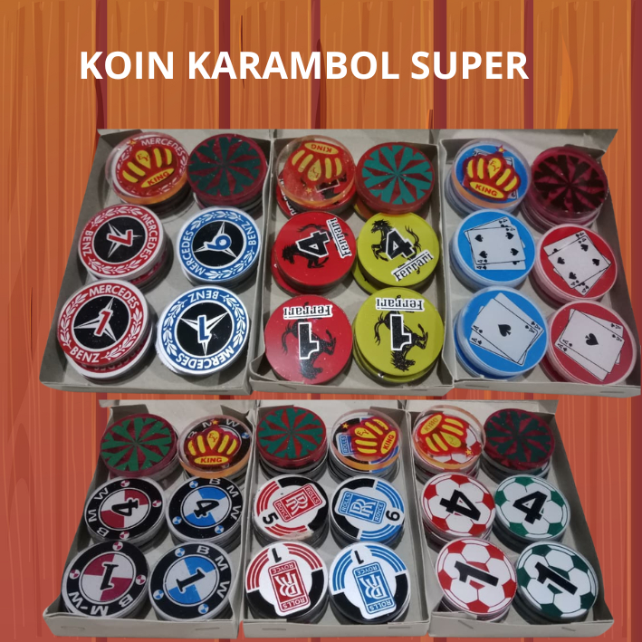 BIJI KOIN KARAMBOL SUPER JUMBO TEBAL TERMURAH