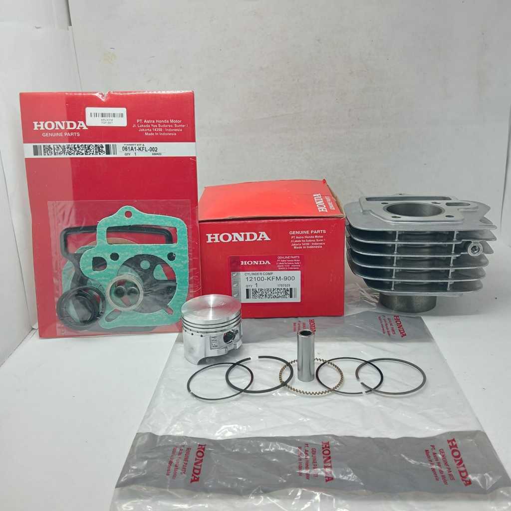 BLOK SEHER + TOP SET KODE KFM  MOTOR SUPRA FIT LAMA , SUPRA FIT NEW , Supra FIT X , REVO
