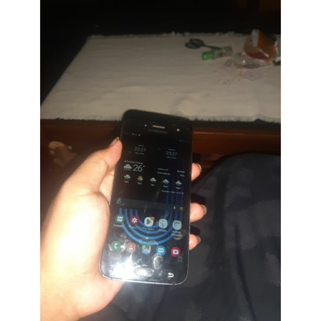 Termurah HP Samsung J7 Pro Normal Berkualitas Ram 3/32 NFC Sidik Jari Bisa COD