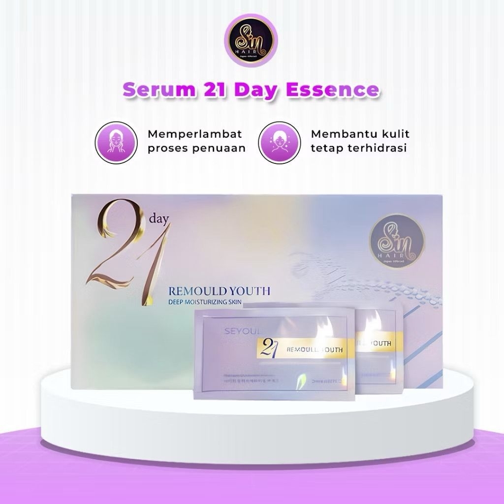 Original Seyoul Serum 21 Day Essence Glowing Serum Mencerahkan Kulit Mengurangi Melasma Dan Bintik-B