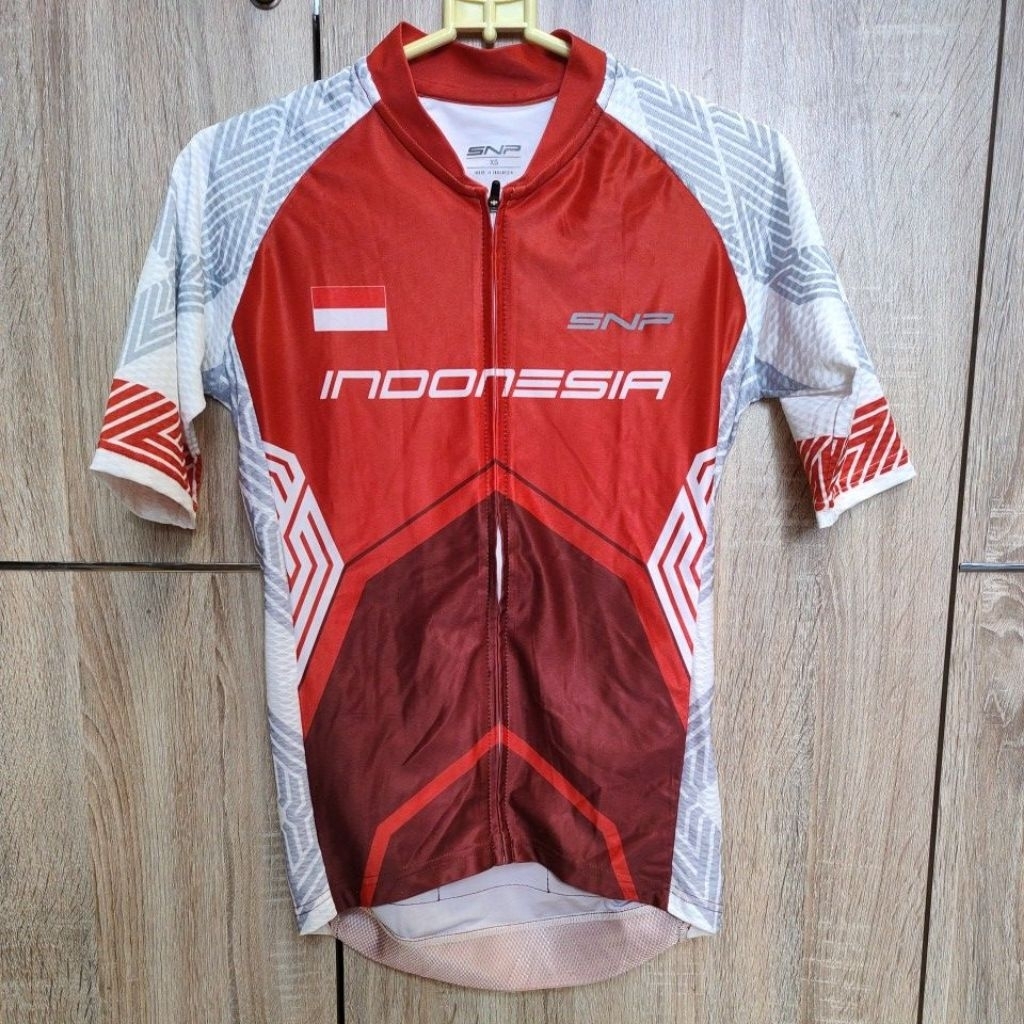 Jersey Sepeda SNP Indonesia prelove size XS