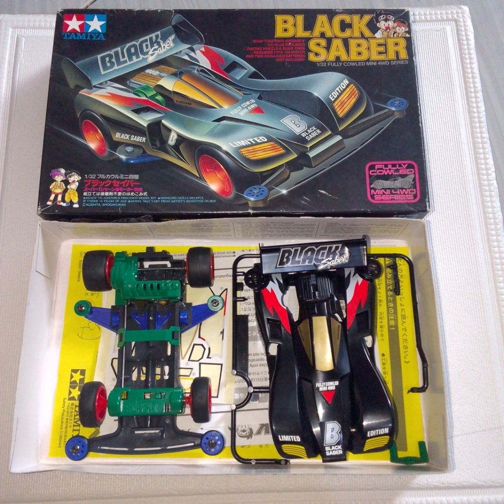 BLACK SABER MIJ / KIT S1 TAMIYA / SUPER 1 ORIGINAL