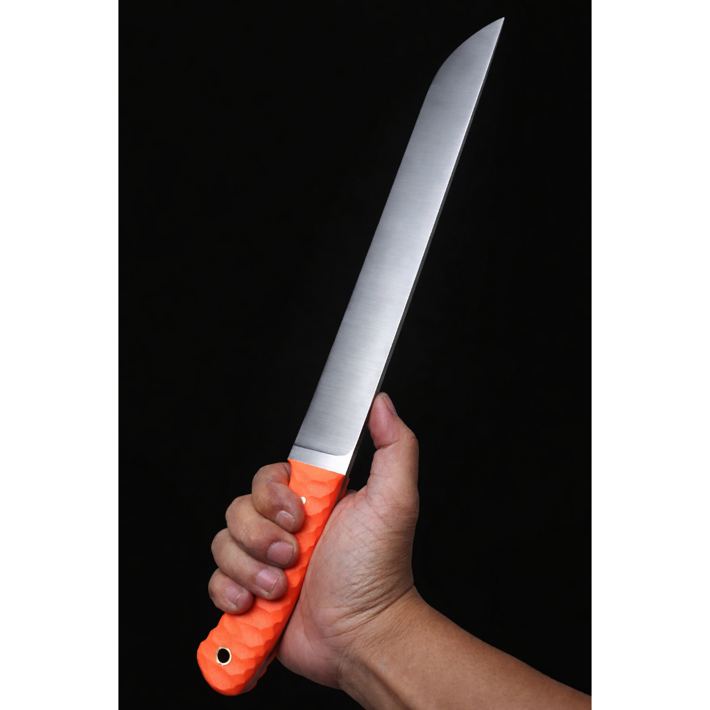 Pisau Sembelih N695 Premium Mikarta Oren