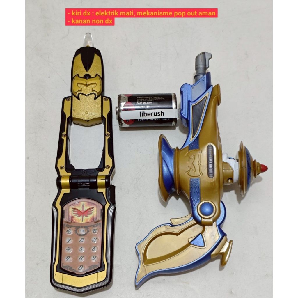 Junk elektrik mati vintage bandai DX mystic morpher magiphone magi phone & CT magic lamp magilamp so
