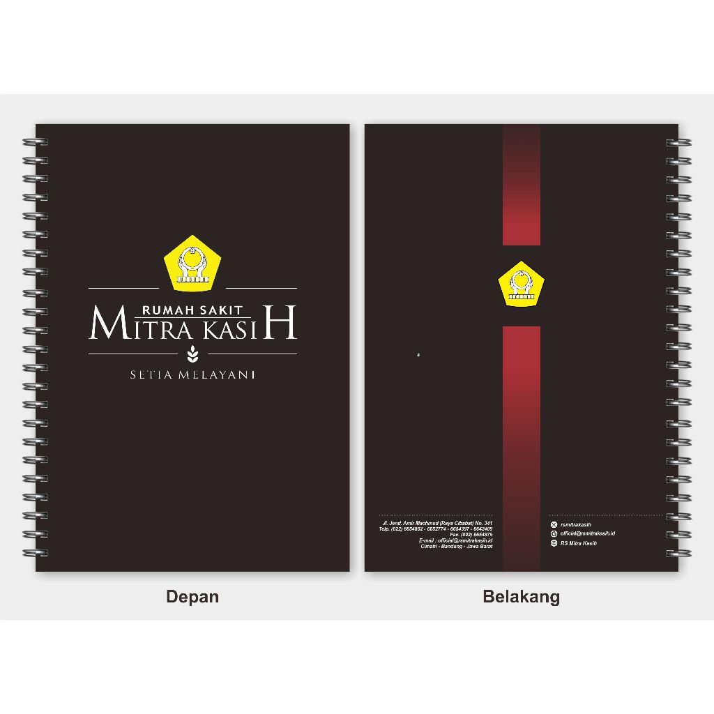 (100 LEMBAR / 200 HALAMAN) SOUVENIR NOTEBOOK A5 CUSTOM BUKU CATATAN SEMINAR KIT BLOCK NOTE CUSTOM BL