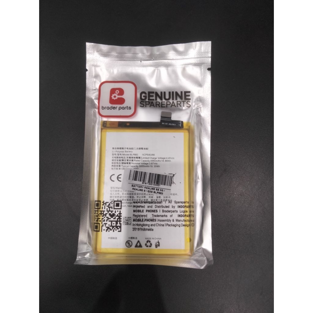 BATRE REALME 8S 5G/REALME 9 Q3S BLP883