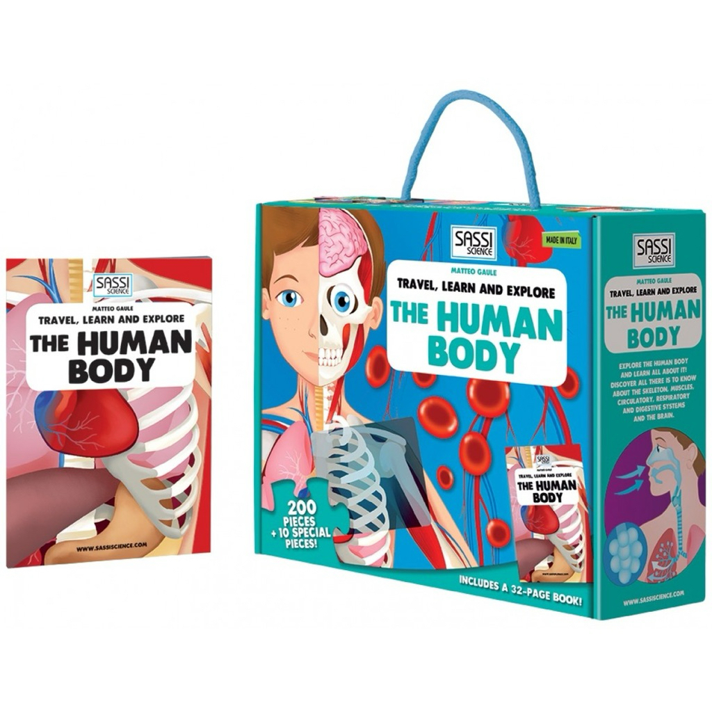 [PRELOVED] Sassi Shaped Puzzle the Human Body Science
