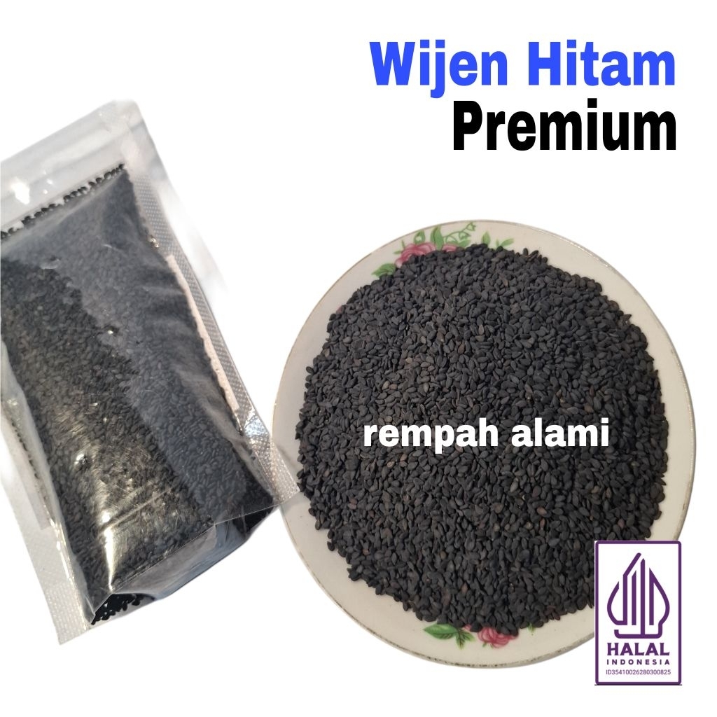 Wijen Hitam / Biji Wijen Hitam 250/500gr