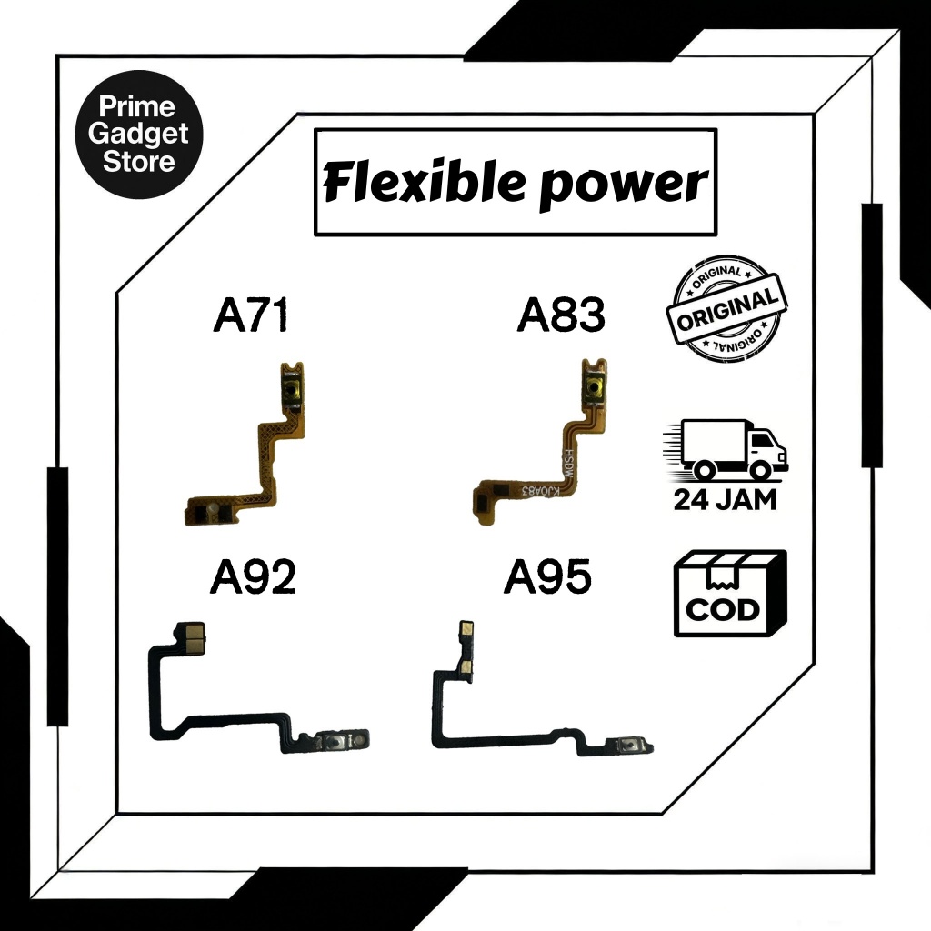 TSC Flexible power ORIGINAL For OPPO A71/A83/A92/A95 NEW ORI