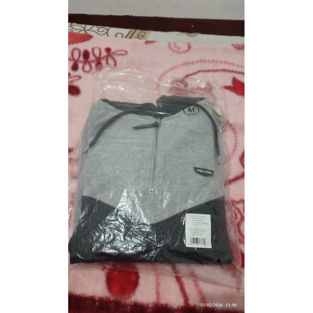 jaket volcom original size M barang baru harga second cuci gudang