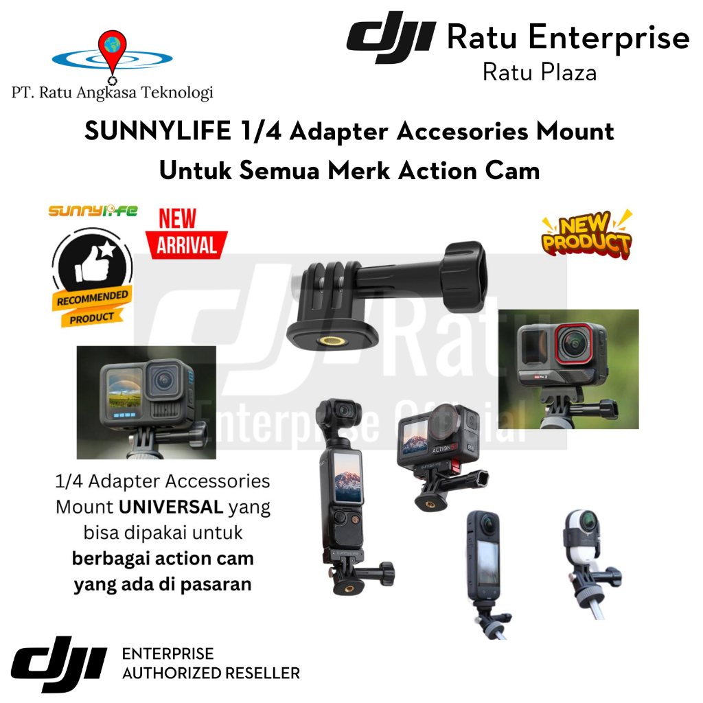 Tripod Mount Adapter Base DJI Osmo Action 6 Osmo Action 5 Pro Mounting DJI Action 4 GoPro Insta 360 