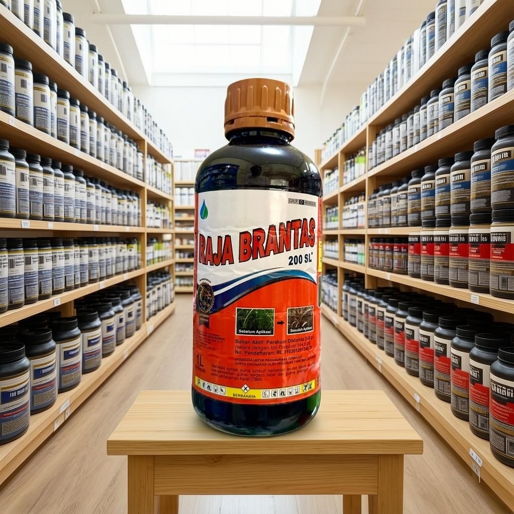Herbisida RAJA BRANTAS 200SL 1 Liter - Herbisida Kontak Raja Brantas