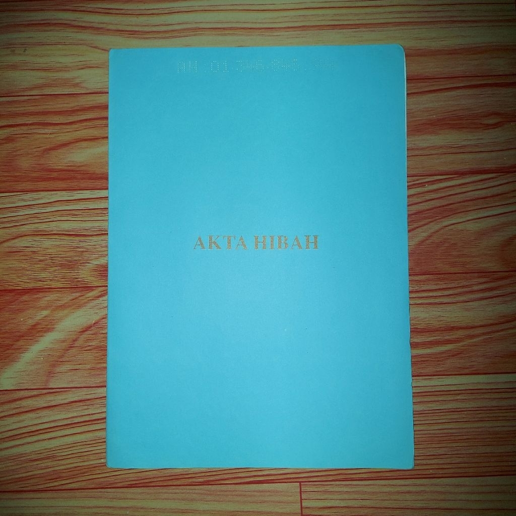 Cover Formulir Akta Hibah