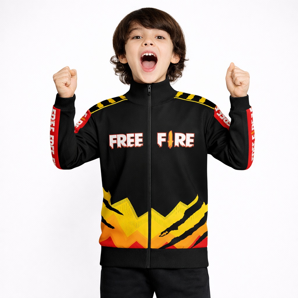 JAKET PREMIUM FREE FIRE ANAK FREE NICKNAME