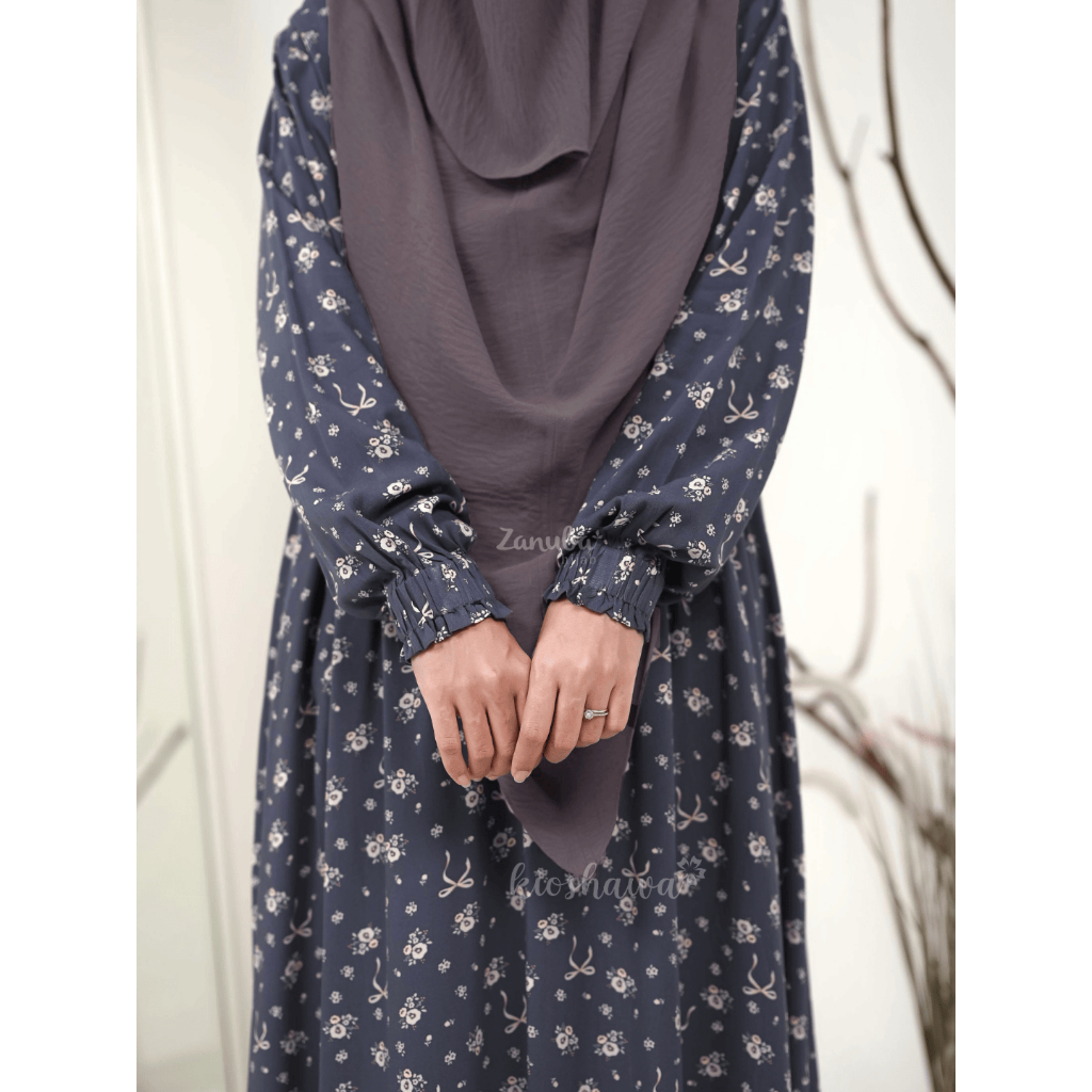 MINIROSE Zanuba Hijab Official Jilbabsyarie . Gamis Daily Dress Rayon