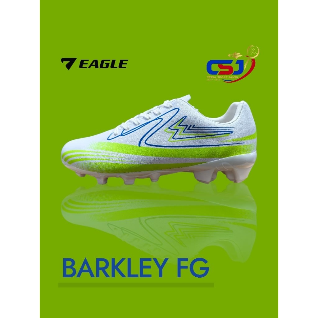 Sepatu Bola EAGLE BARKLEY | Putih/Hijau Muda