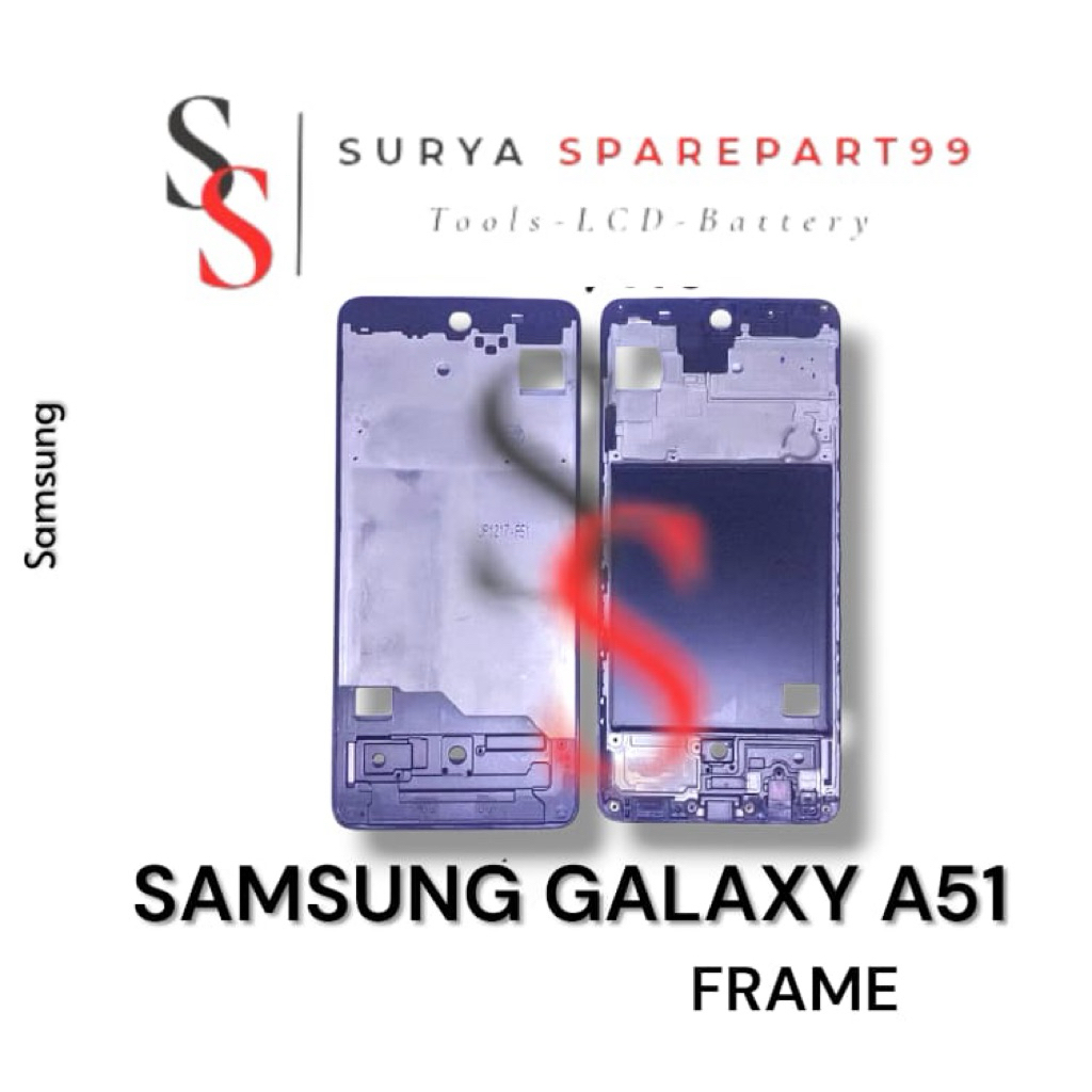 Original Frame Tulang Tengah Samsung Galaxy A51 4G / A515 4G / A515F 4G / SM-A515F/DSN / A515F/DS / 
