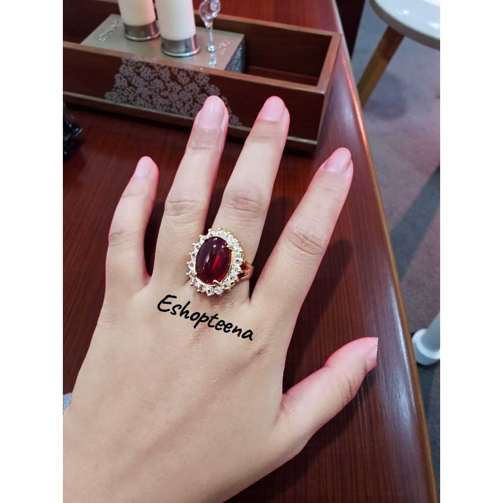 C03#1 cincin xuping emas batu mata_cincin giok_cincin emas_cincin xuping_cincin batu_cincin mata_cin