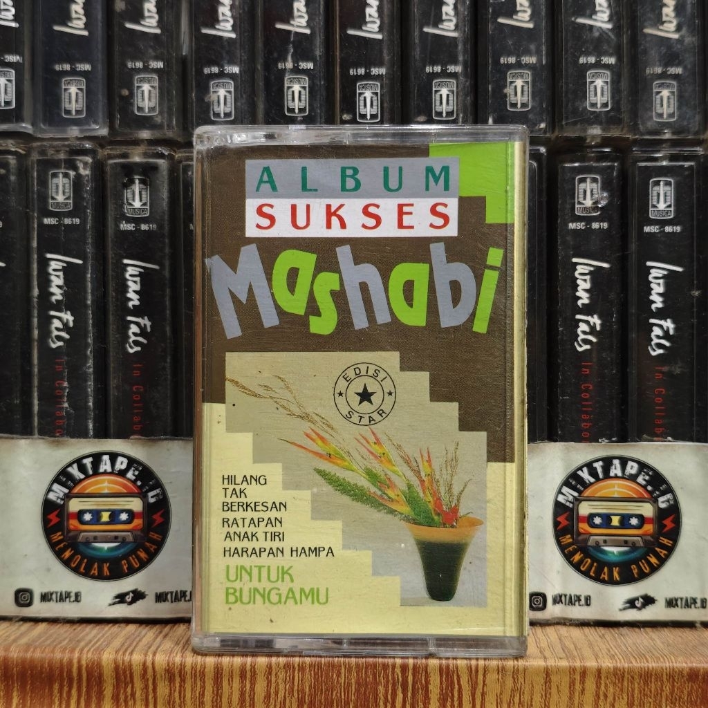Kaset - Mashabi - Album Sukses - Muhammad Mashabi - Kaset Pita - Radio Tape - Radio - Pemutar Kaset 