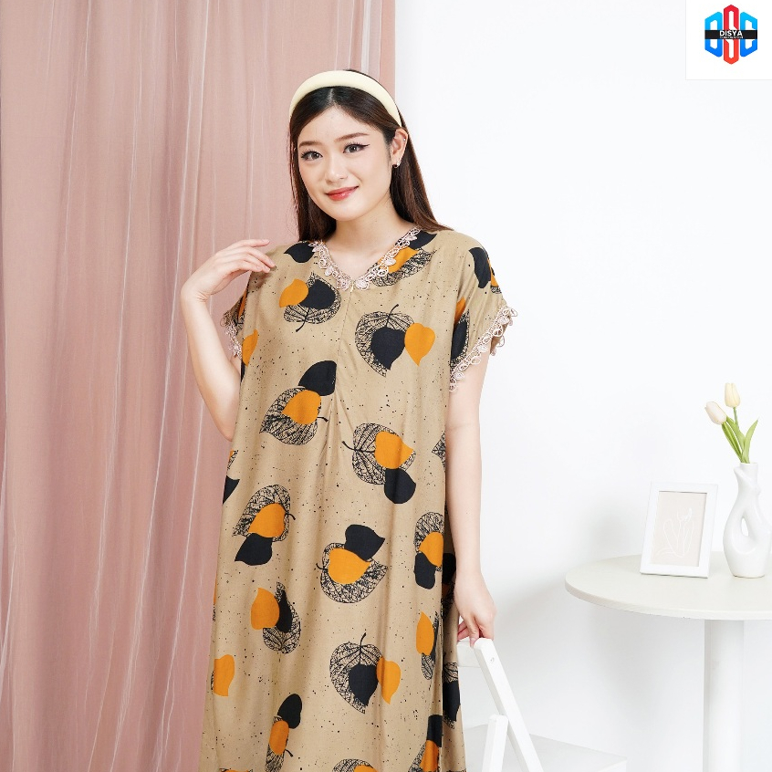 Daster Rayon jumbo busui kekinian ld 110 - 130