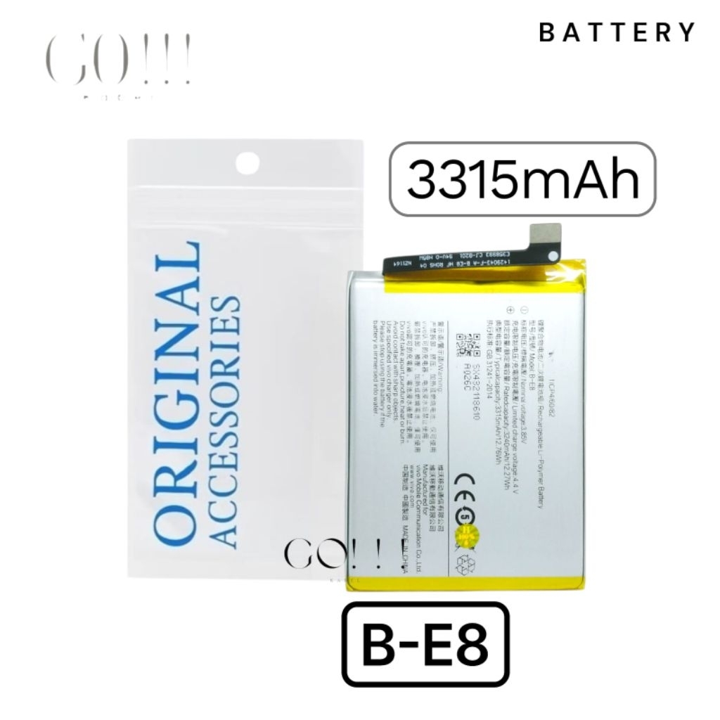 Baterai Batrai Vivo V11 - V11i Battery Batree Batre Original 100%