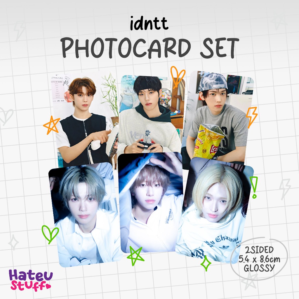 [SET 7-20pcs] idntt Unofficial Photocard + Selca (unevermet, yesweare, itsnotover)