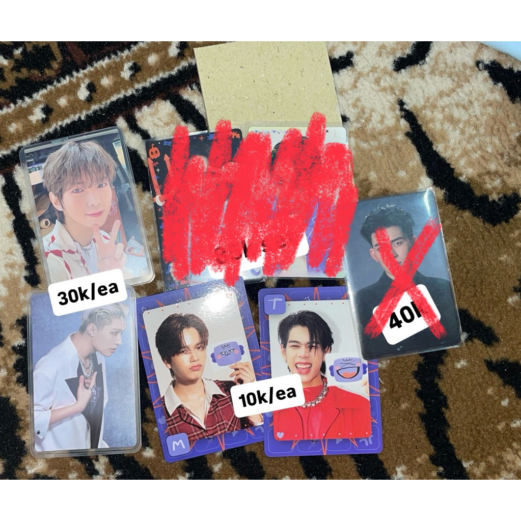 [JNT & JNE ONLY] PHOTOCARD COLLECTIBLE CARD GMMTV ATEEZ (POND REDVEZVOUS KTP, NANON TCTS OSAKA, MING