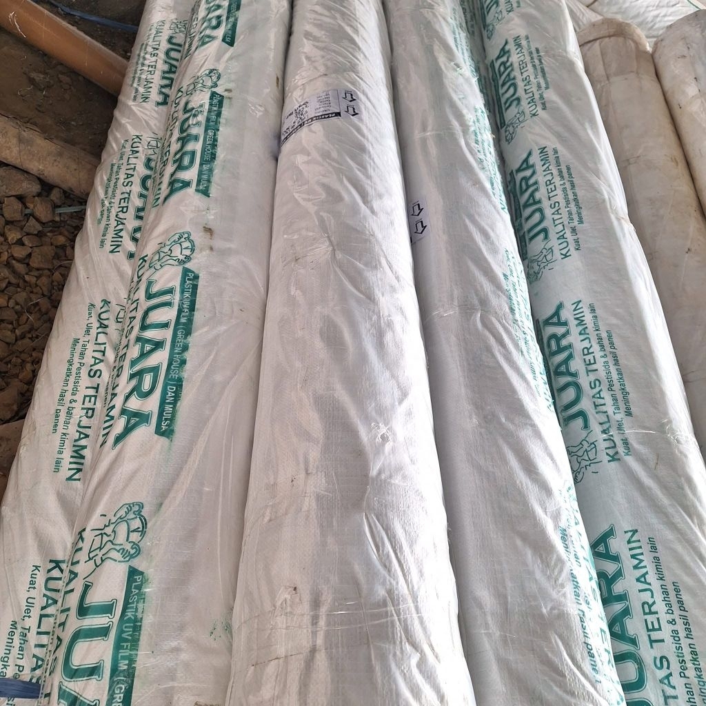 Plastik UV Film Juara 200 micron Lebar 6 Meter UV Protection 14%  JUARA Original