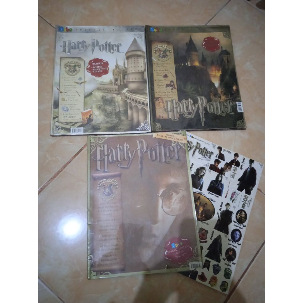 Paket 3 Majalah Bobo Special Edition Harry Potter