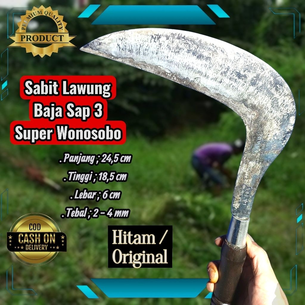 Sabit Arit Lawung Rumput Baja Selap 3 Produk Wonosobo AM19 Super