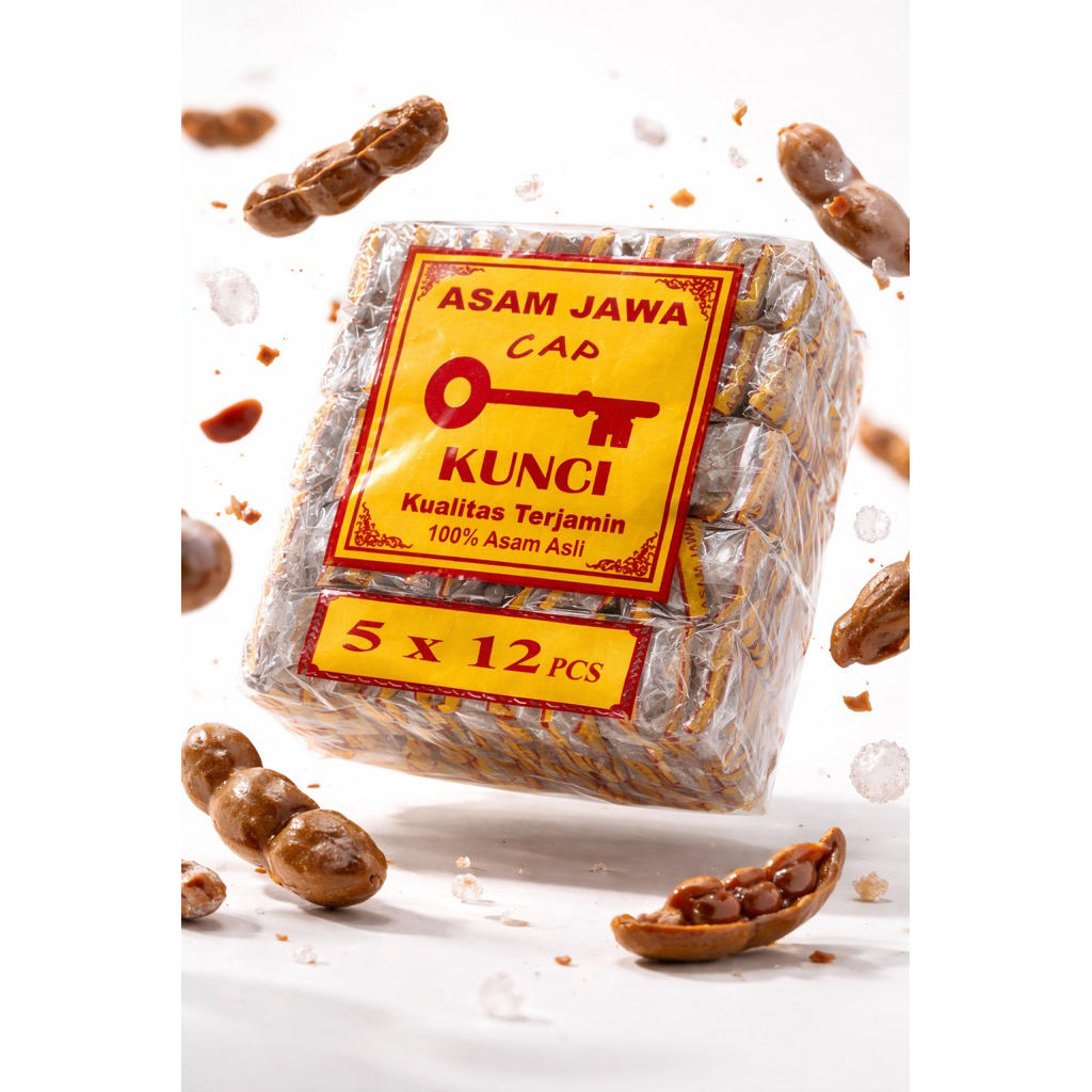 Asem Jawa Cap Kunci  Isi 60 Pcs - Asem 1000
