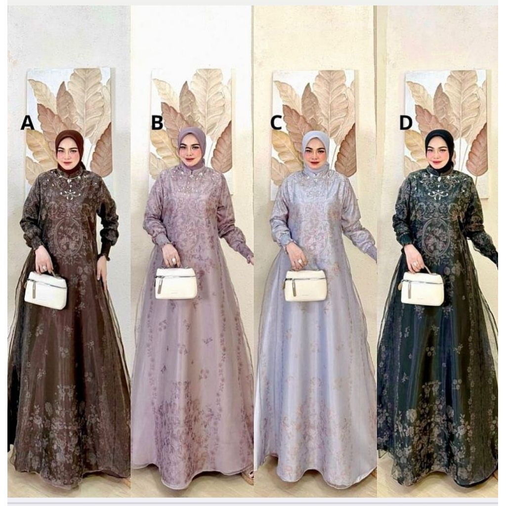 AZALIA-FALISHA SET DRESS GAMIS BY POPPY SYAR'I