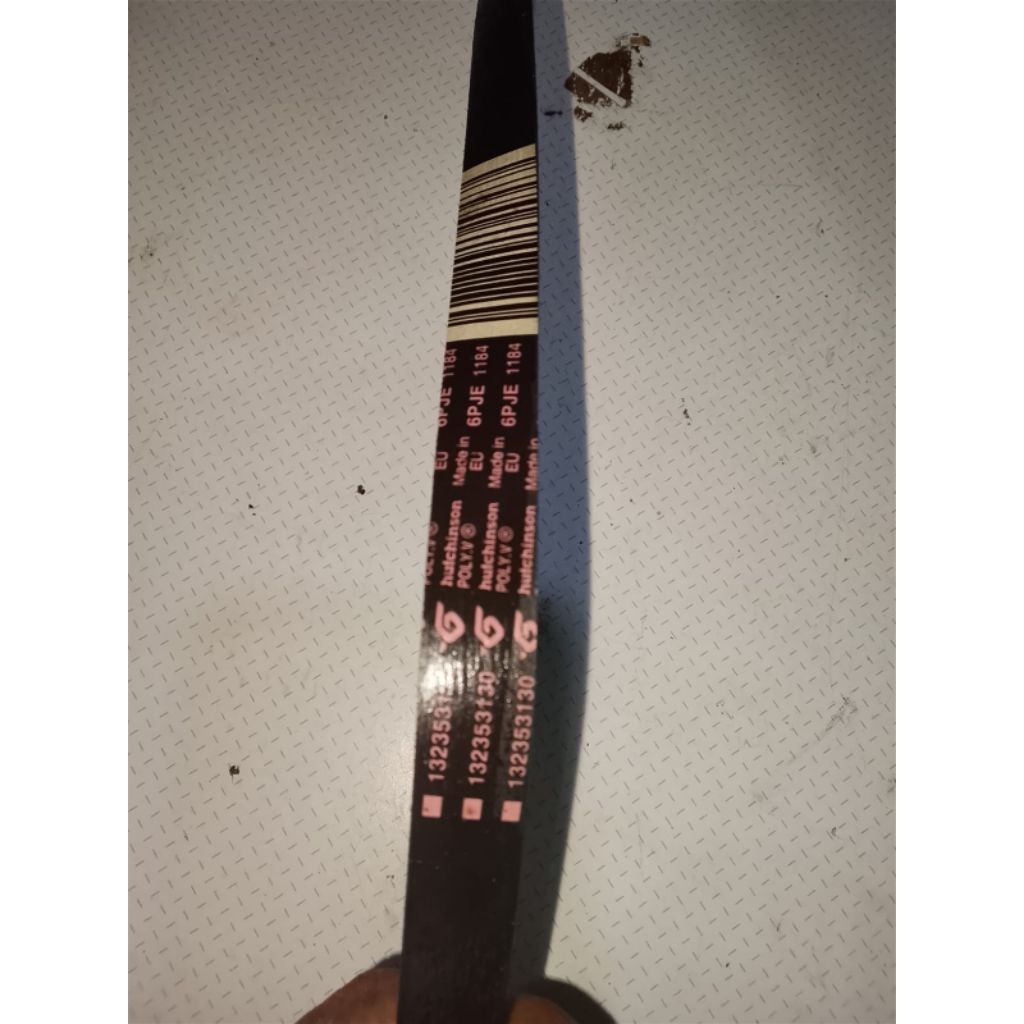 VANBELT HUTCHINSON 6PJE 1184 MESIN CUCI ELECTROLUX FRON LOADING EWF 1073 (ORIGINAL COPOTAN)