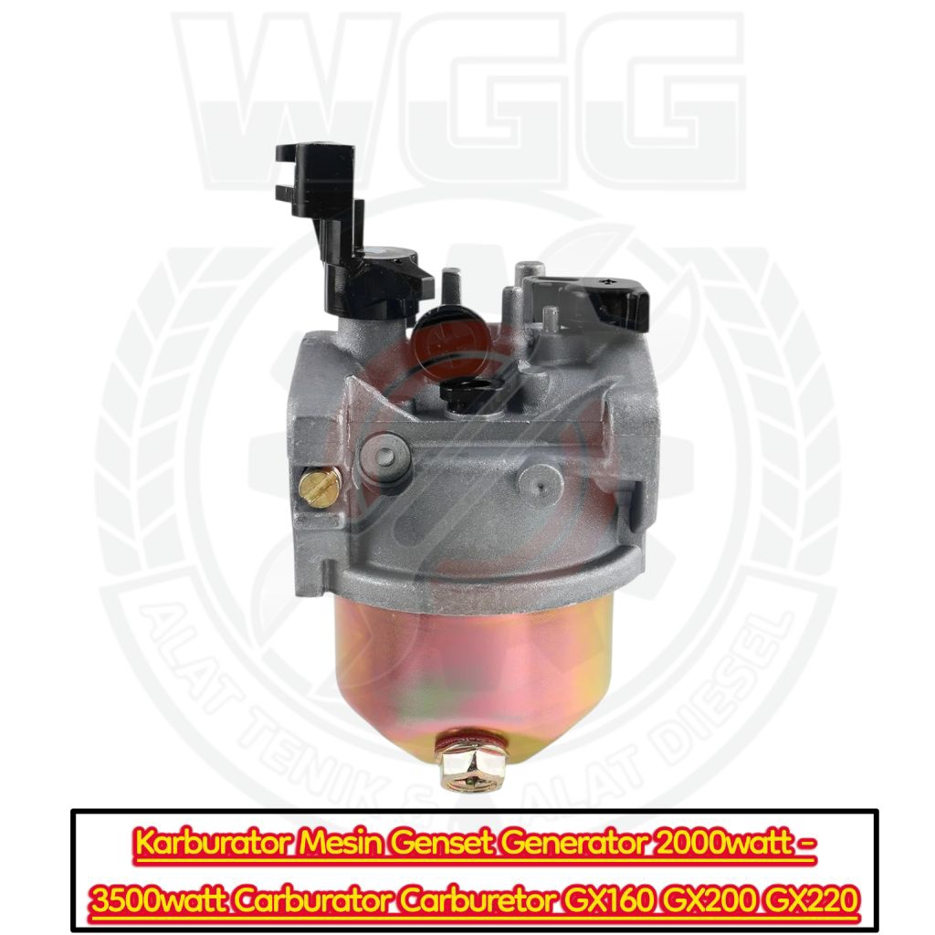Karburator Mesin Genset Generator 2000watt - 3500watt Carburator Carburetor GX160 GX200 GX220 / Karb