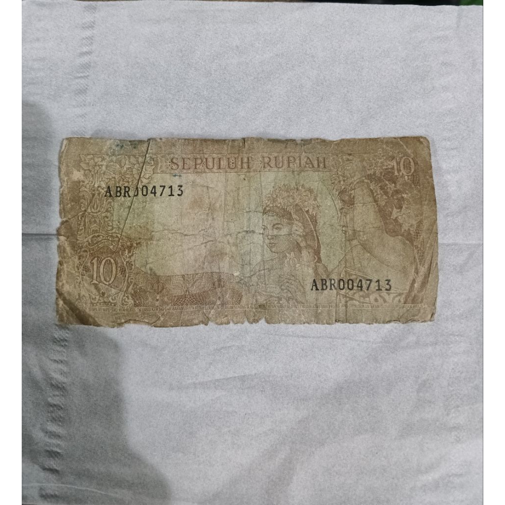 Uang Kuno 10 Soekarno