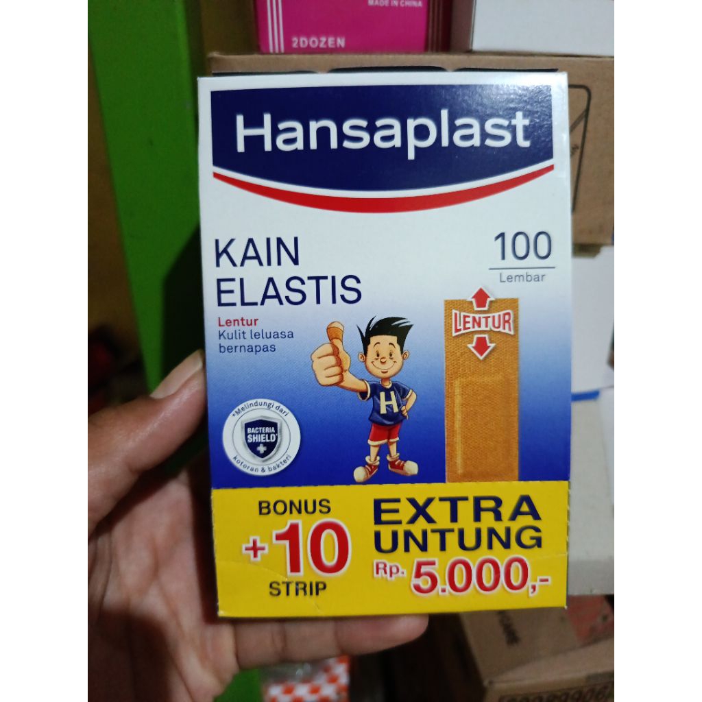 Hansaplast Kain Elastis 100+10 strip