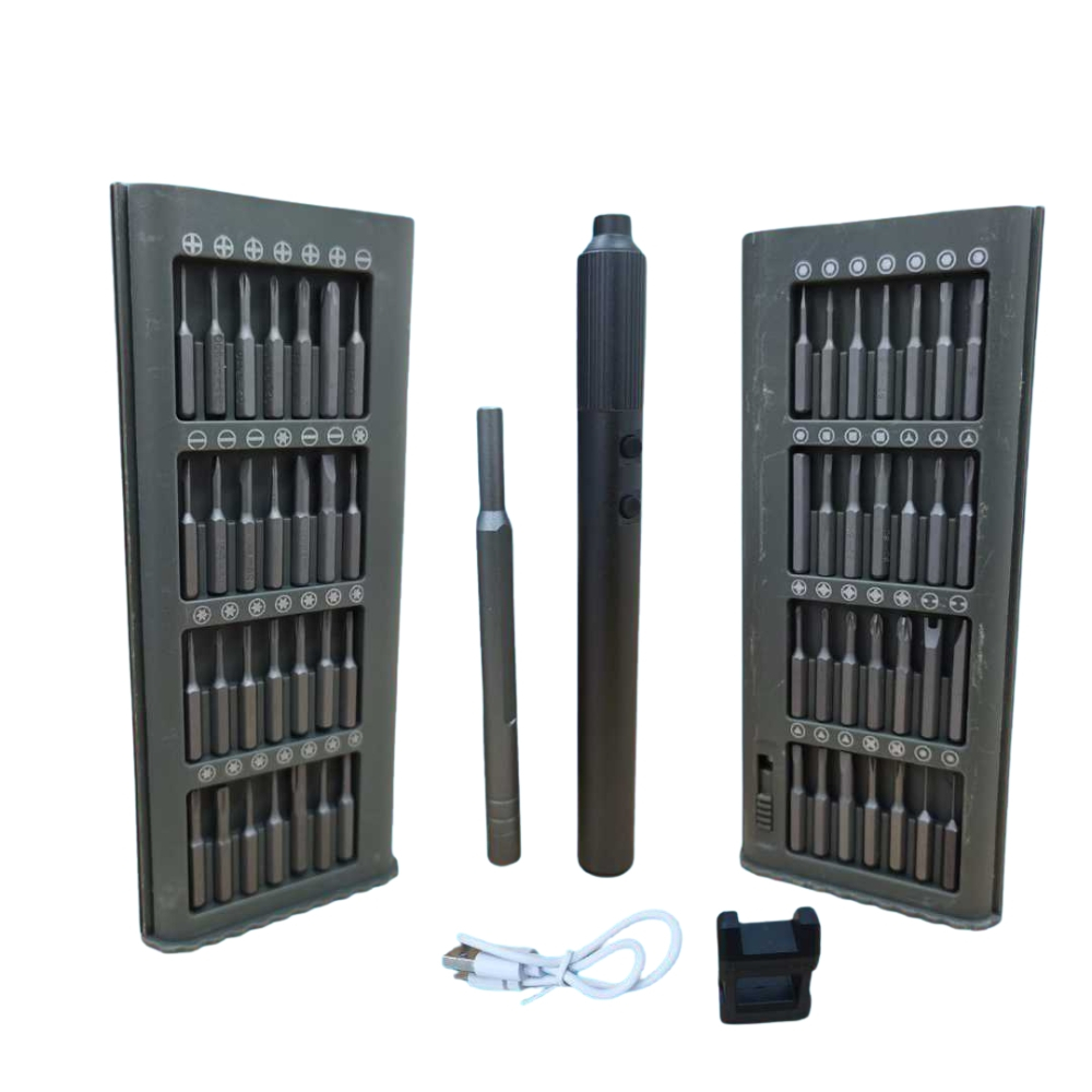 Set Obeng Otomatis 58 Mata Set Obeng Elektrik Multifungsi 58in1 Magnetic Screwdriver Head