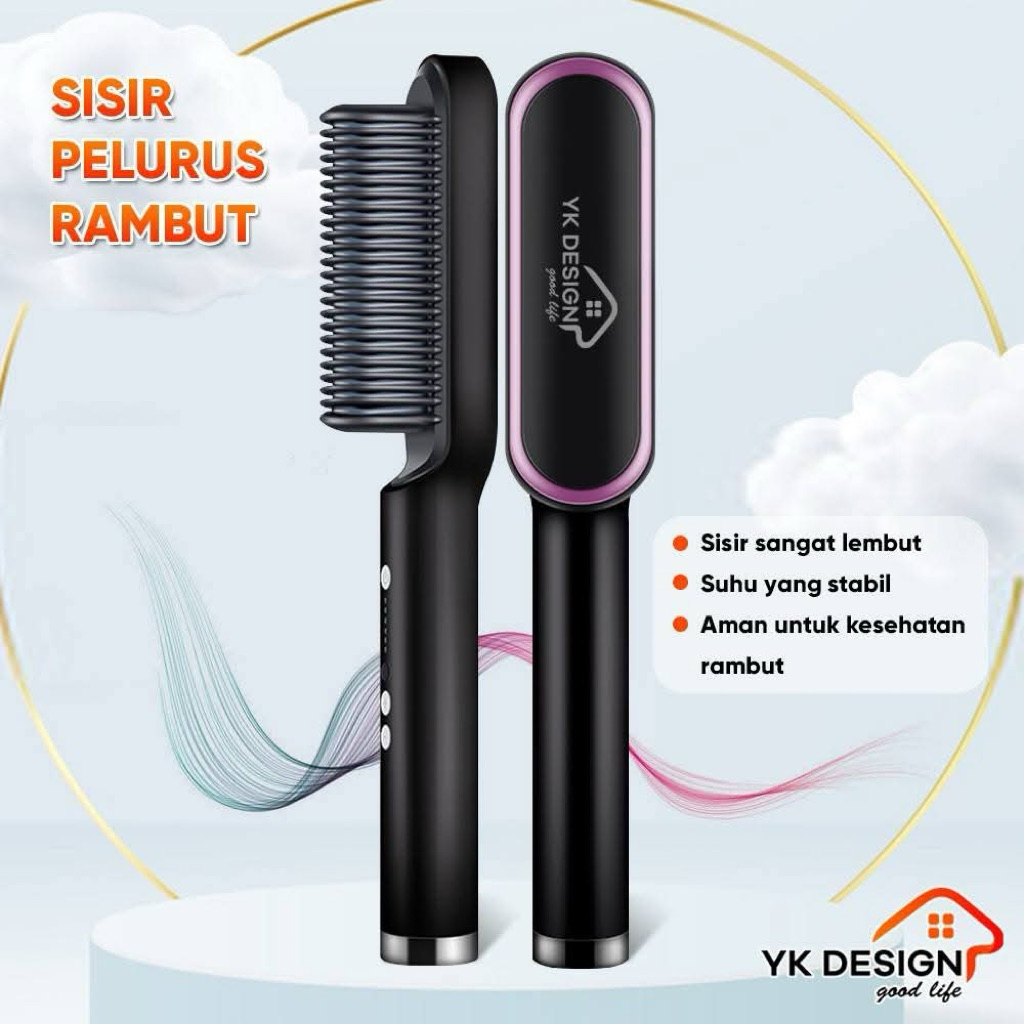 sisir elektrik pelurus rambut