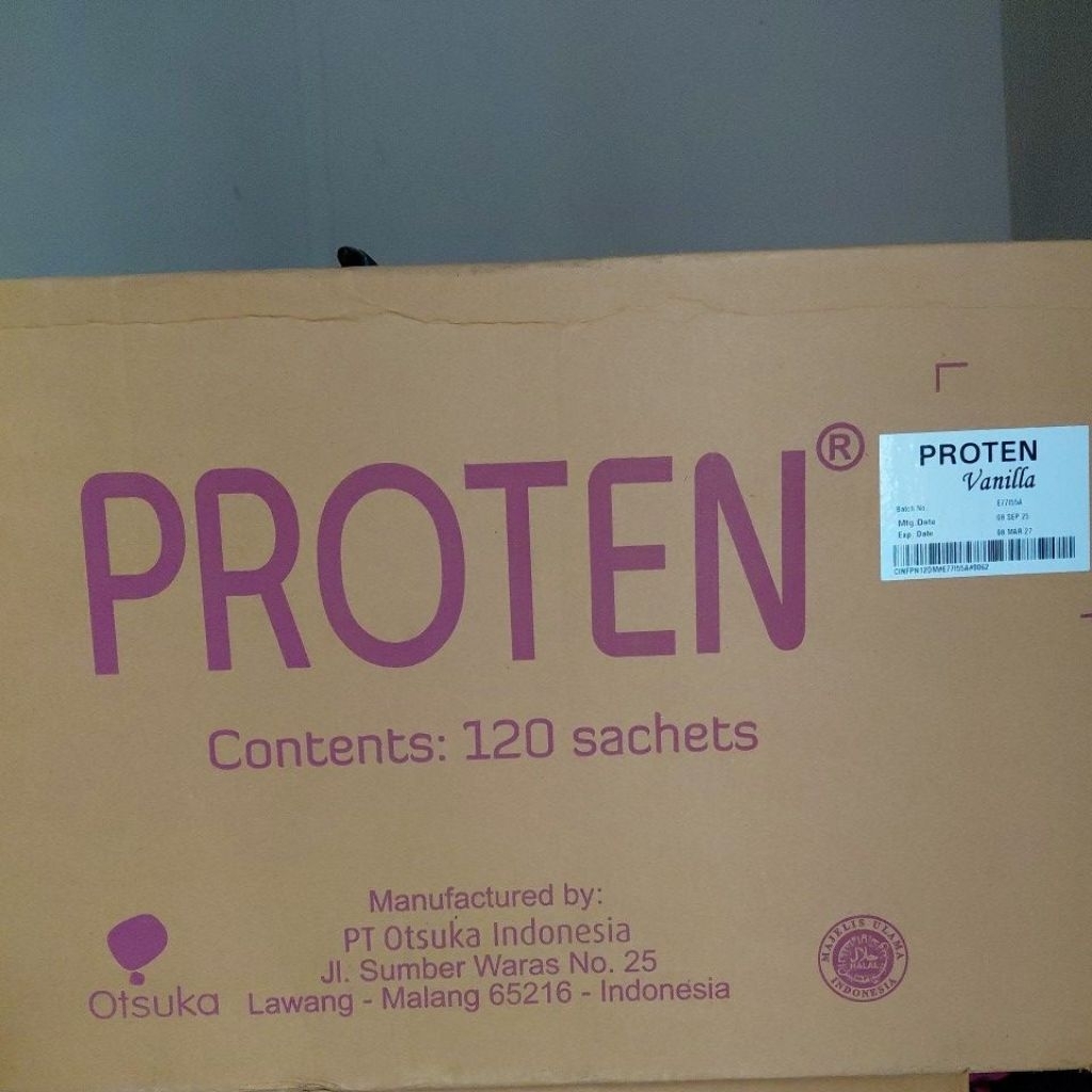 Susu Proten Vanila Susu Kedelai Susu Tinggi Protein