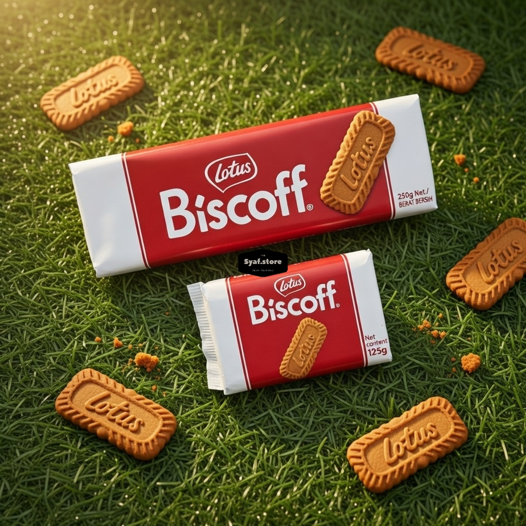 LOTUS BISCOFF Biskuit Renyah Manis Karamel Rempah 250gr/125g original halal