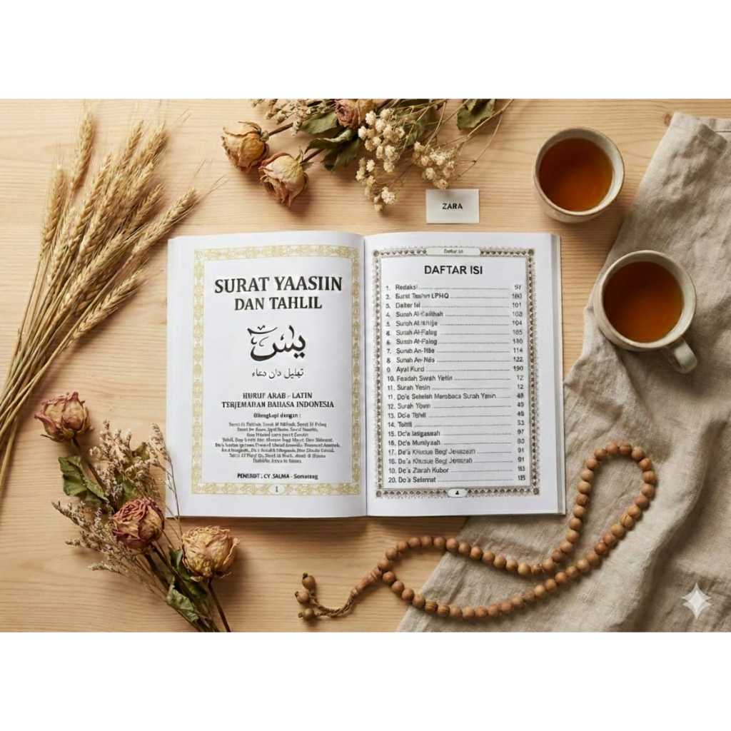 BUKU YASIN TANPA COVER 128, 144 HALAMAN