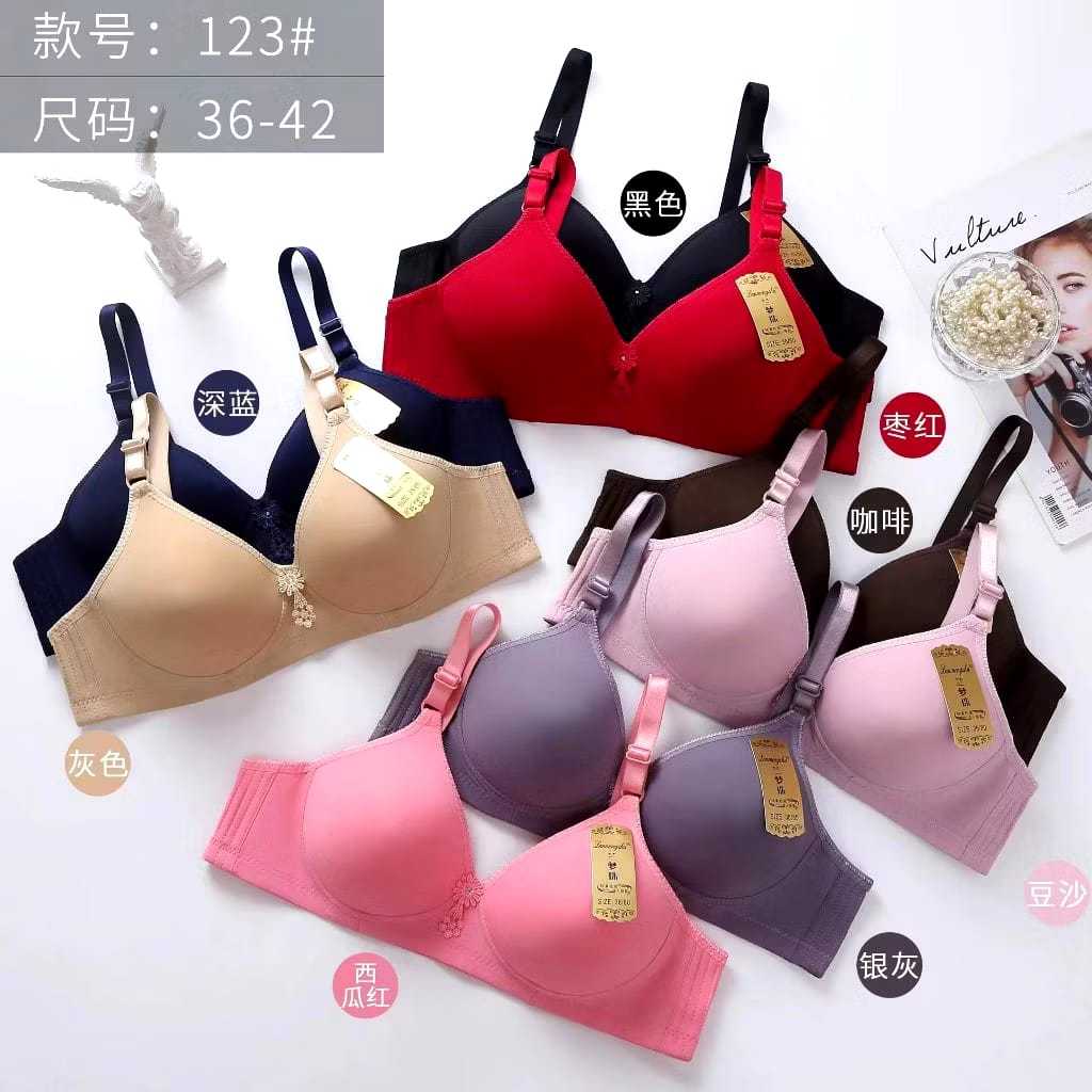 1&6 PCS Grosir Bra BH Wanita Dewasa Dan Remaja / Bh Busa  Mewah