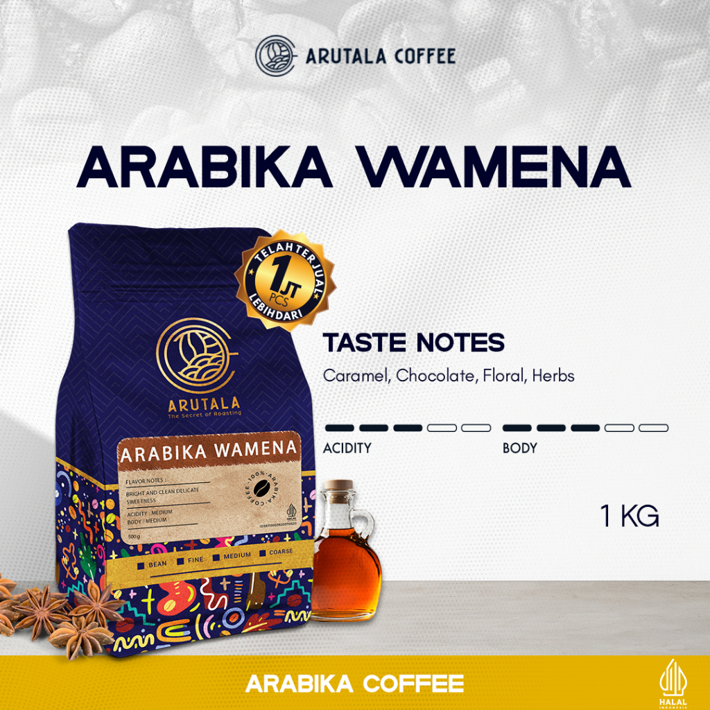 ARUTALA Kopi Arabika Papua Wamena 1KG