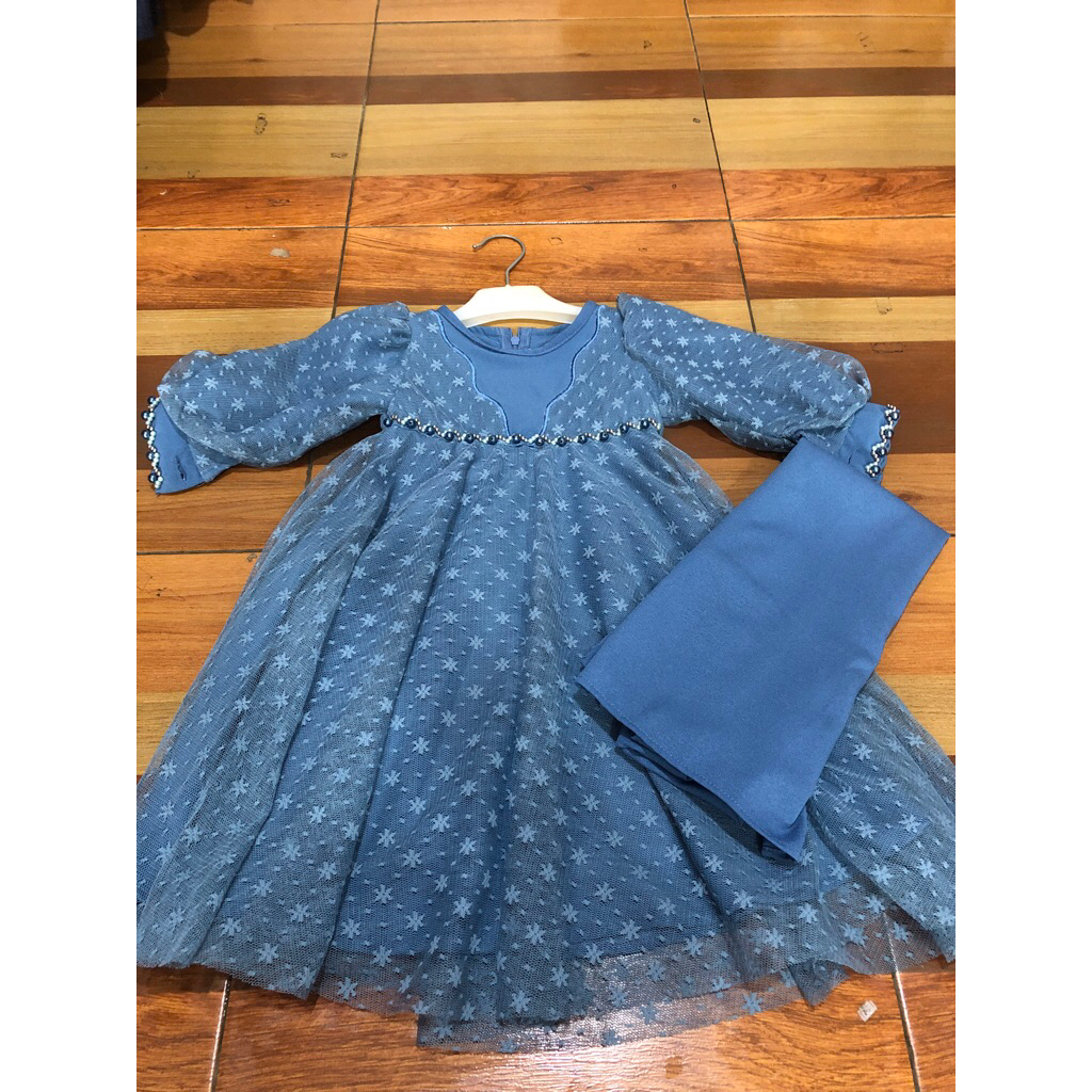 Gamis Anak set hijab Shahia Size XS
