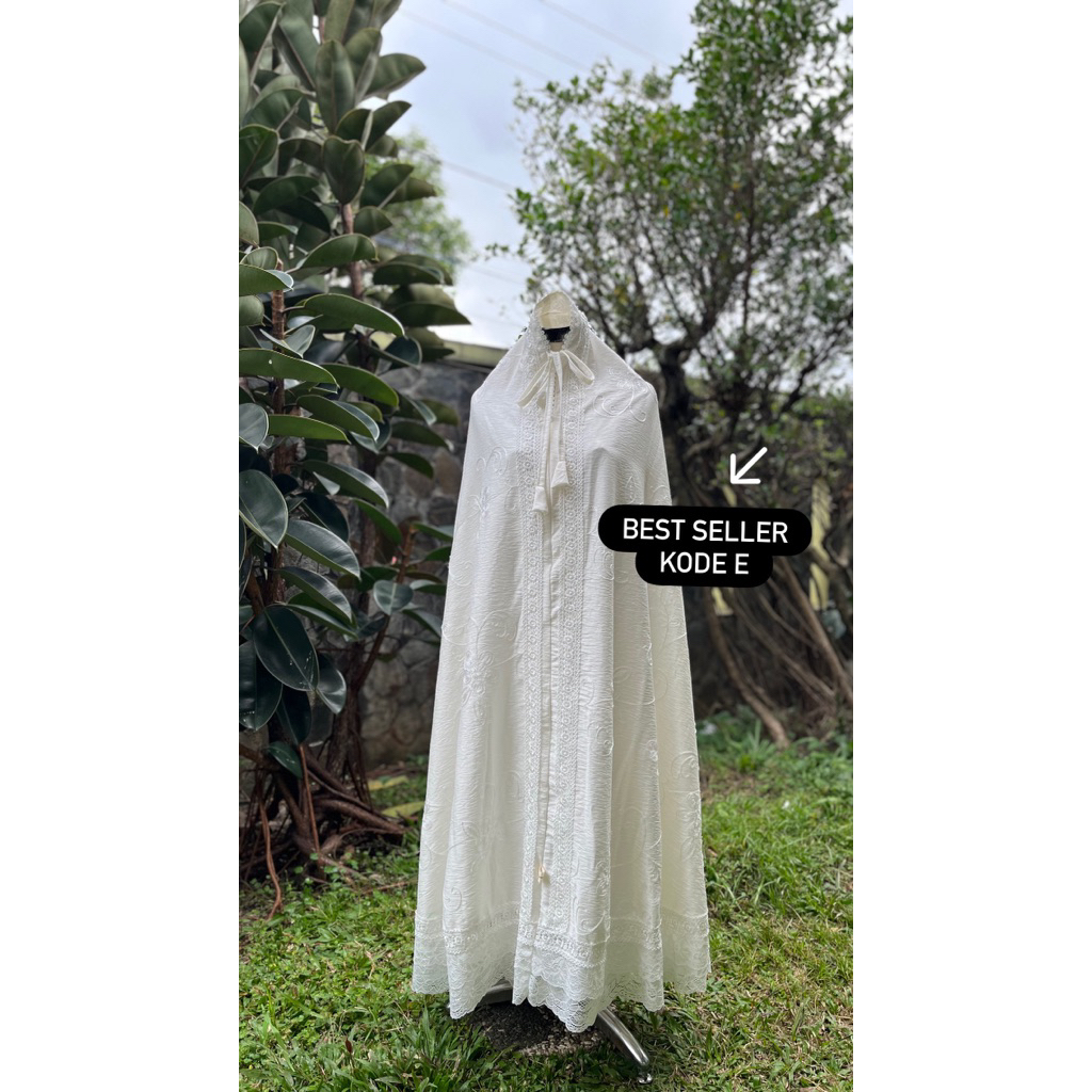 Mukena 2026 - Mukena polo linen bordir premium(Bajumu tsm)banyak VARIASI tergantung KODE