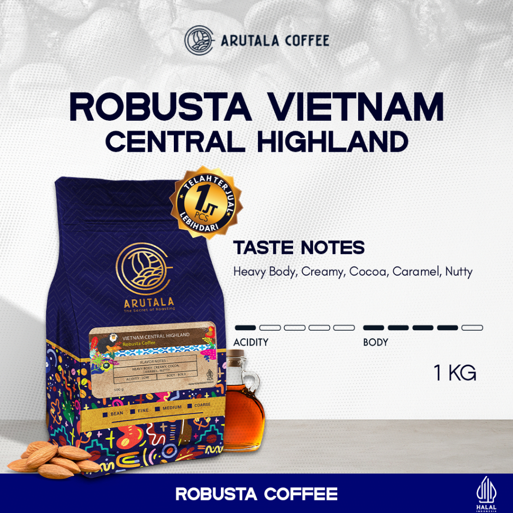 ARUTALA Kopi Vietnam Central Highland Robusta 1KG