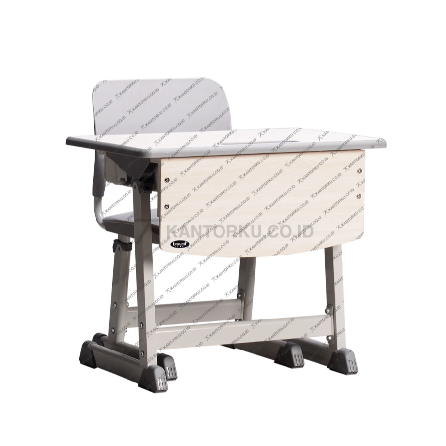 Meja Kursi Belajar INDACHI Divero Original – Set Meja Sekolah Minimalis Modern & Kokoh