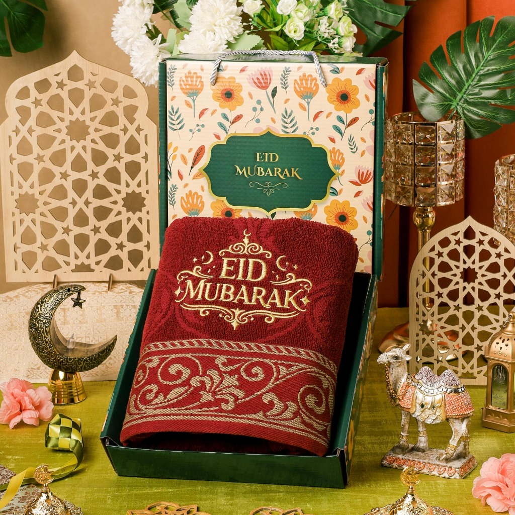 Aveline Hampers Handuk Lebaran Hampers Mangkok Set Dan Handuk Premium / Hampers Handuk Edisi Lebaran