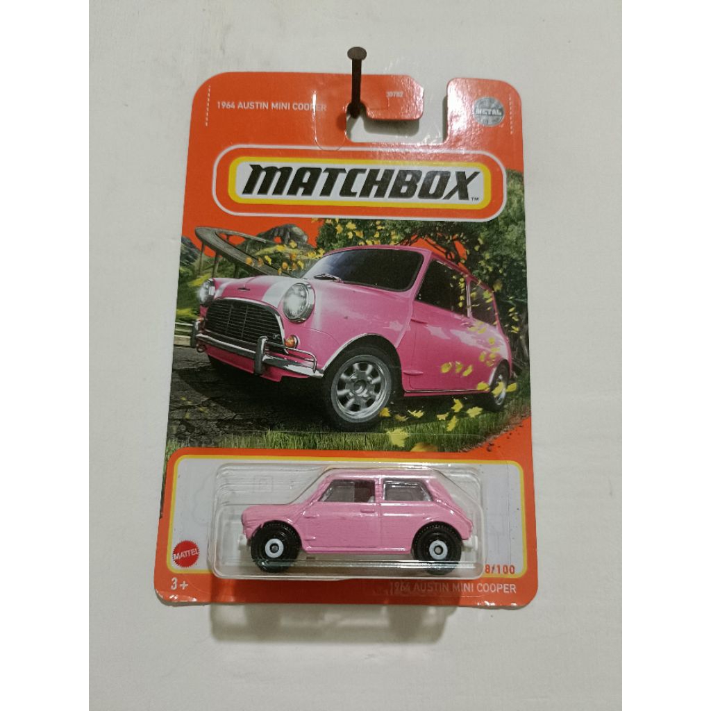 matchbox mini Cooper austin pink
